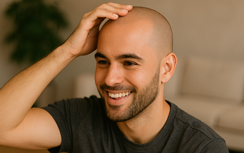 smp-procedure Scalp Micropigmentation (SMP)