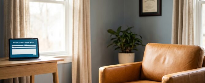 Professional hair transplant consultation room designed to inspire confidence and informed decision-making