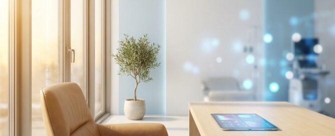 Professional medical consultation room representing personalized best hair loss treatment planning