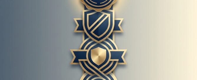 Tiered certification badge illustration representing hair restoration American board certification importance and credential verification