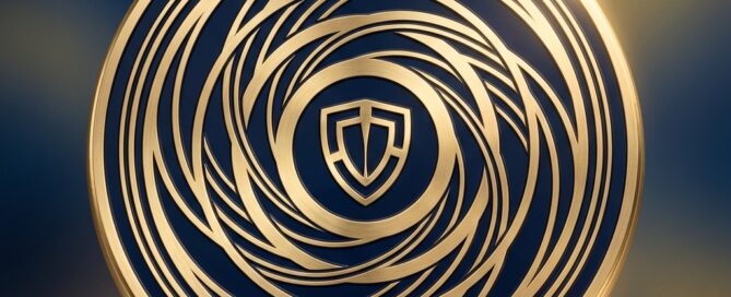 Gold five-gate credentialing seal representing IAHRS hair transplant international alliance member surgeon vetting standard