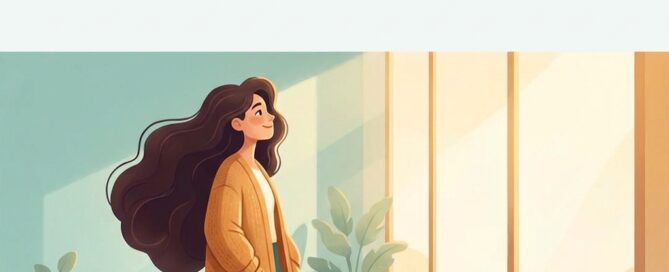 Person with restored healthy hair at home, representing LaserCap therapy hair loss treatment results