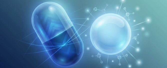 Stylized illustration comparing two medication capsules representing finasteride versus dutasteride for hair loss treatment options