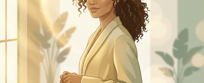 Confident woman with restored healthy hair symbolizing traction alopecia hair restoration options and recovery