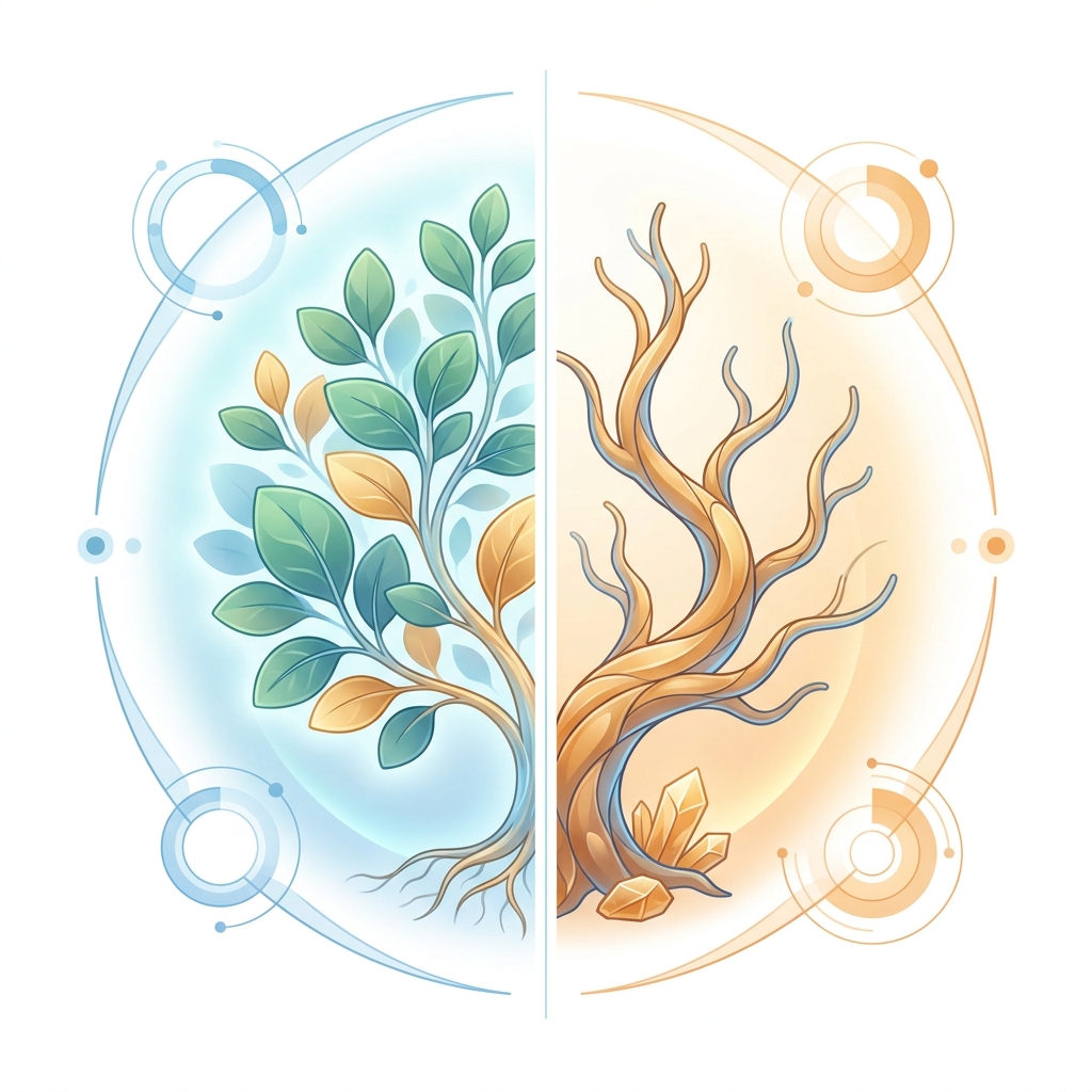 Illustration representing hair loss autoimmune conditions treatment options overview with scarring vs non-scarring pathways