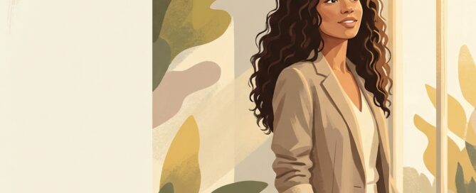 Young woman with healthy hair looking confident — illustrating hair loss in young women causes and when to see a doctor