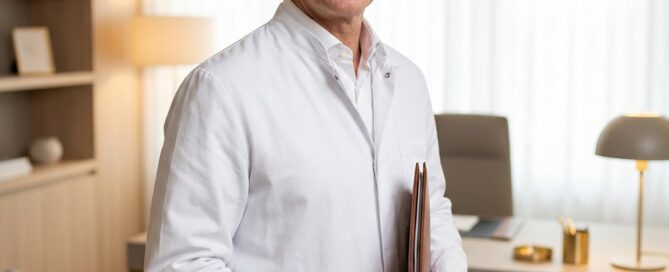 Trusted hair transplant surgeon in a modern consultation office — how to choose a surgeon complete guide