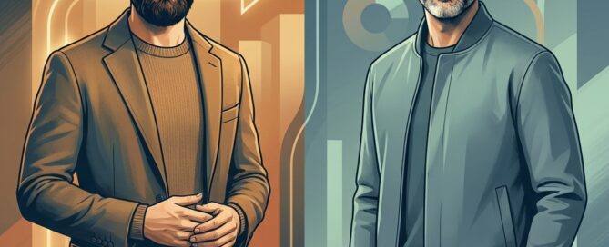 Two confident men in their 30s representing hair transplant planning stages for early hair loss