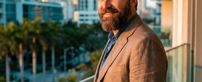 Confident man with natural hair results representing authentic hair transplant patient testimonials and real results in South Florida