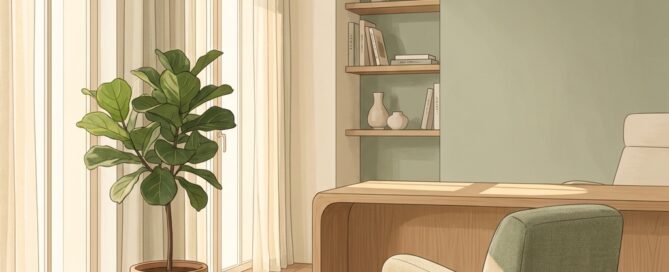 Calm, welcoming medical consultation room representing a no-pressure hair restoration free consultation experience