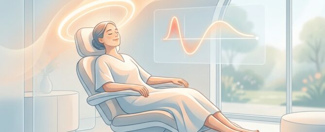 Relaxed patient resting comfortably during hair transplant procedure, illustrating anesthesia comfort options